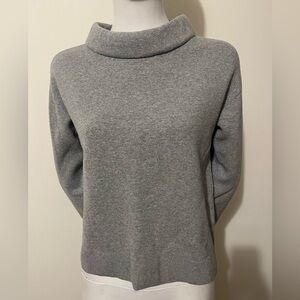 Other Stories Gray Cotton/Wool Blend Women's Sweater